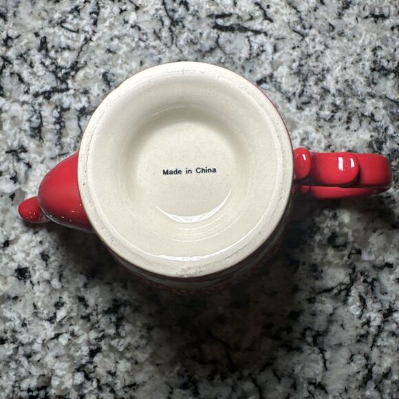 Temptations OLD WORLD Cranberry Red TEA POT 1 Cup of Kindness Stoneware - Picture 9 of 11